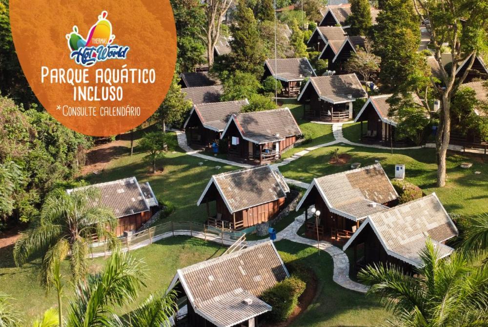 Cabana'S Hotel - Thermas Hot World Monte Sião Exterior photo