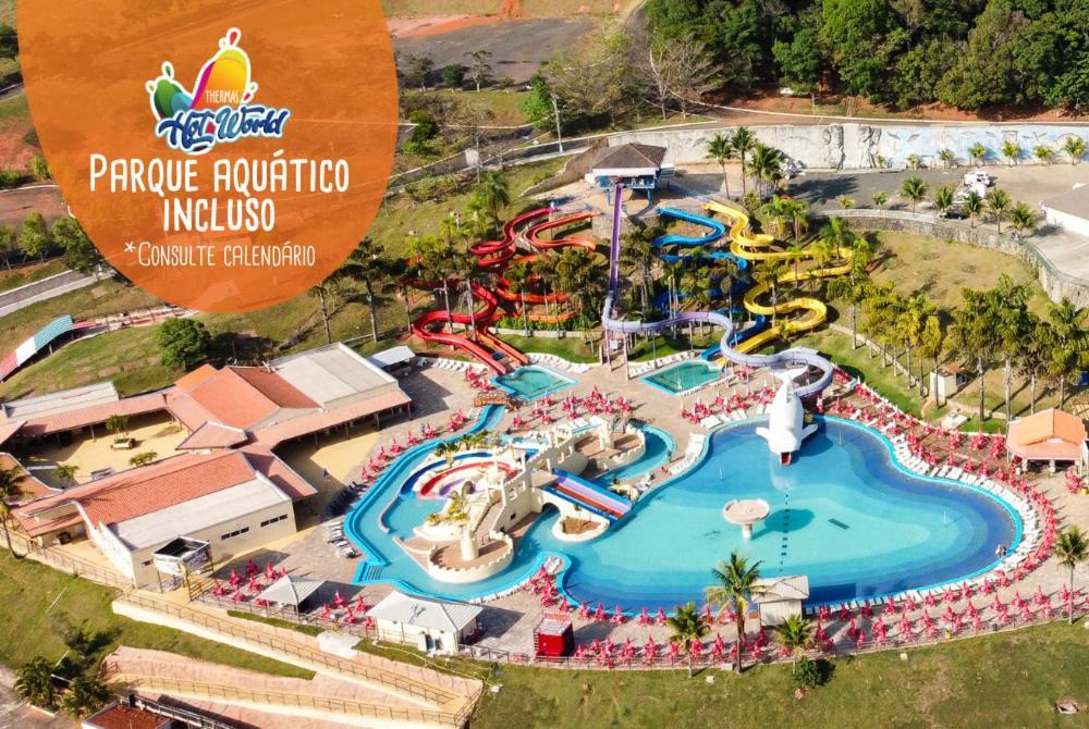 Cabana'S Hotel - Thermas Hot World Monte Sião Exterior photo